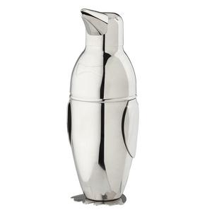 HIC Harold Import Co. - HIC Penguin Cocktail Shaker, 18/8 Stainless Steel, 18-ounce