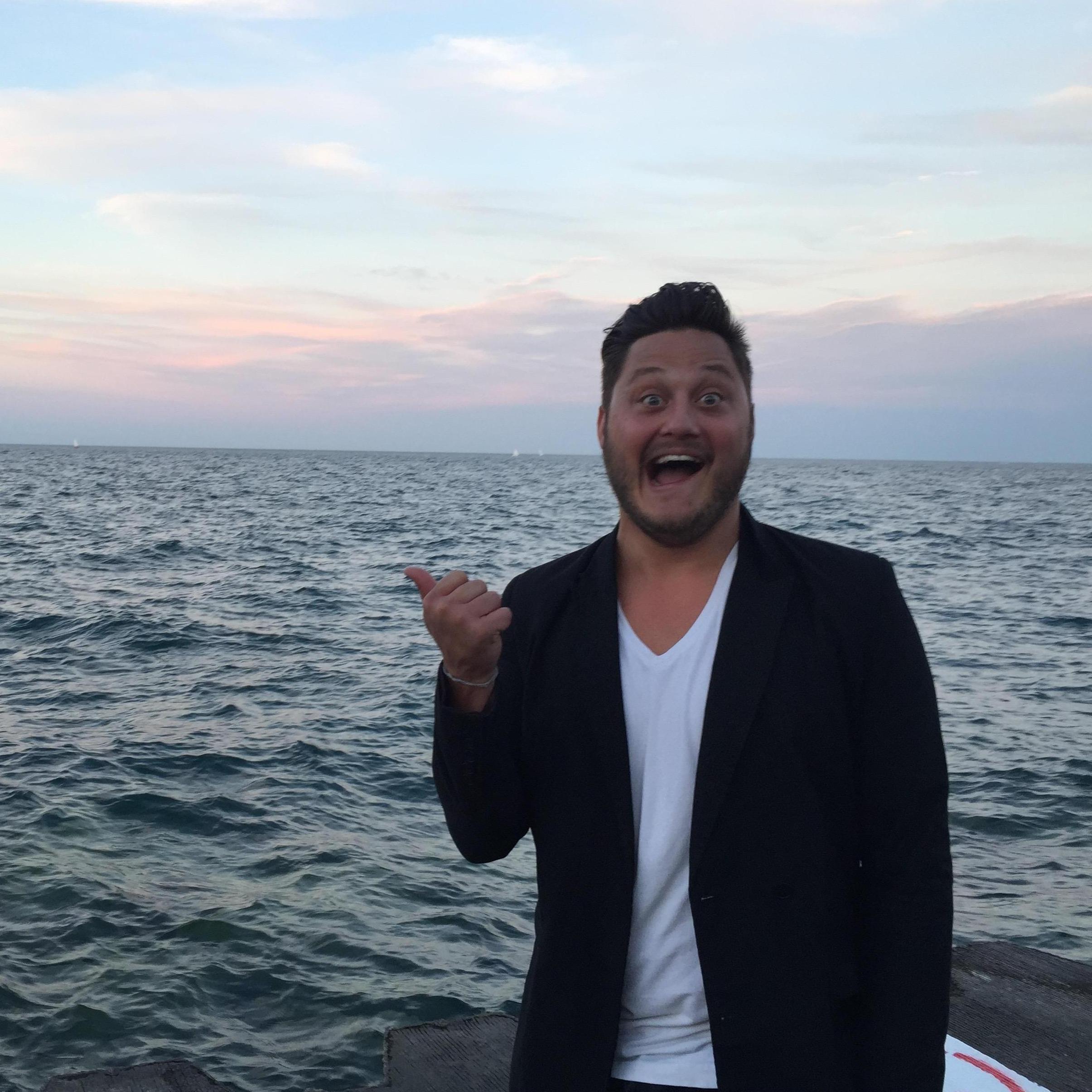 First time seeing Lake Michigan