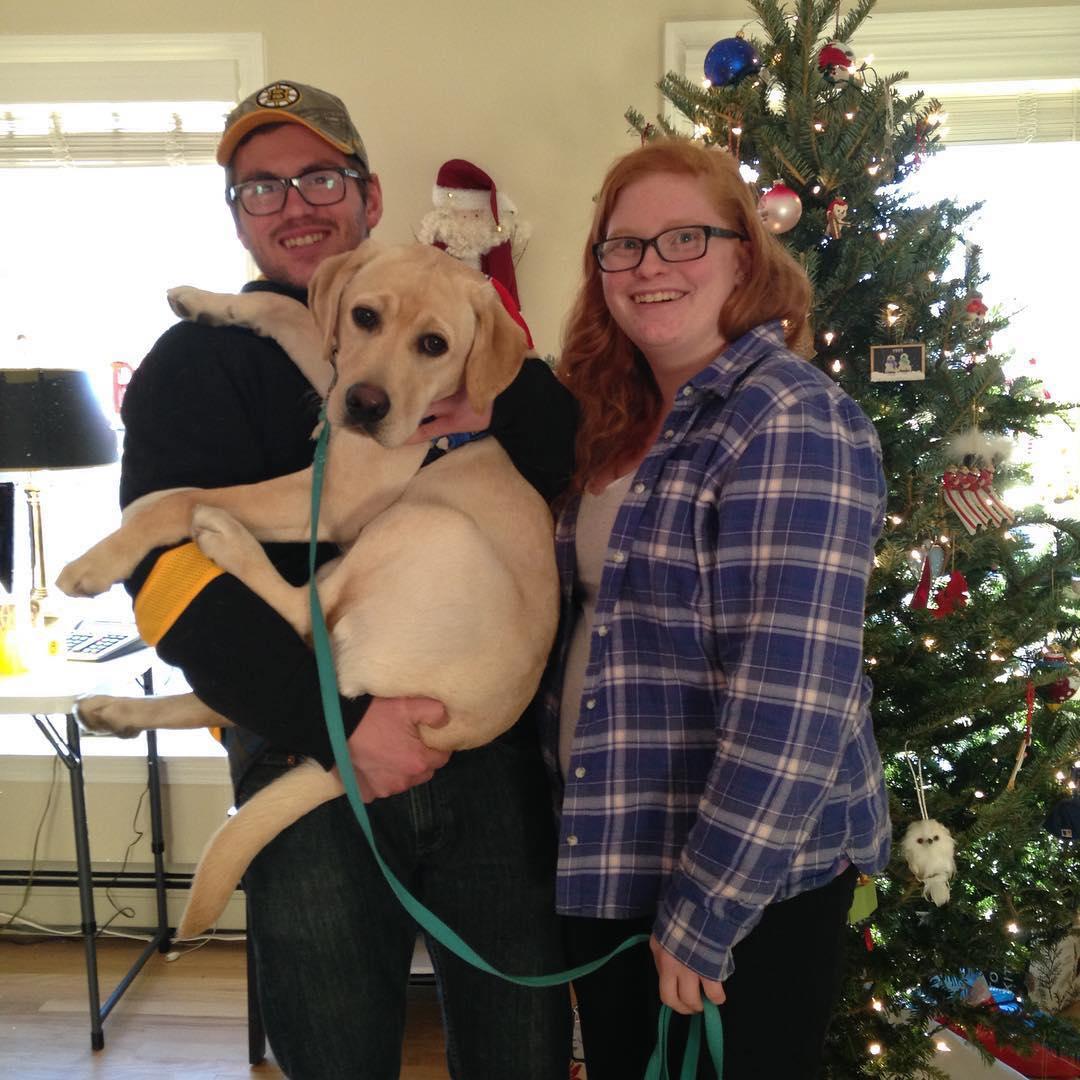 First Christmas with Gus