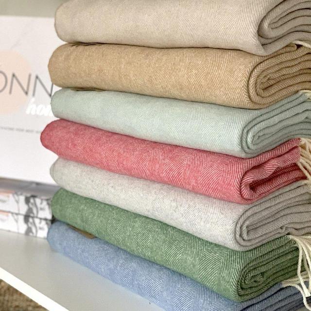 Herringbone Throw Blanket