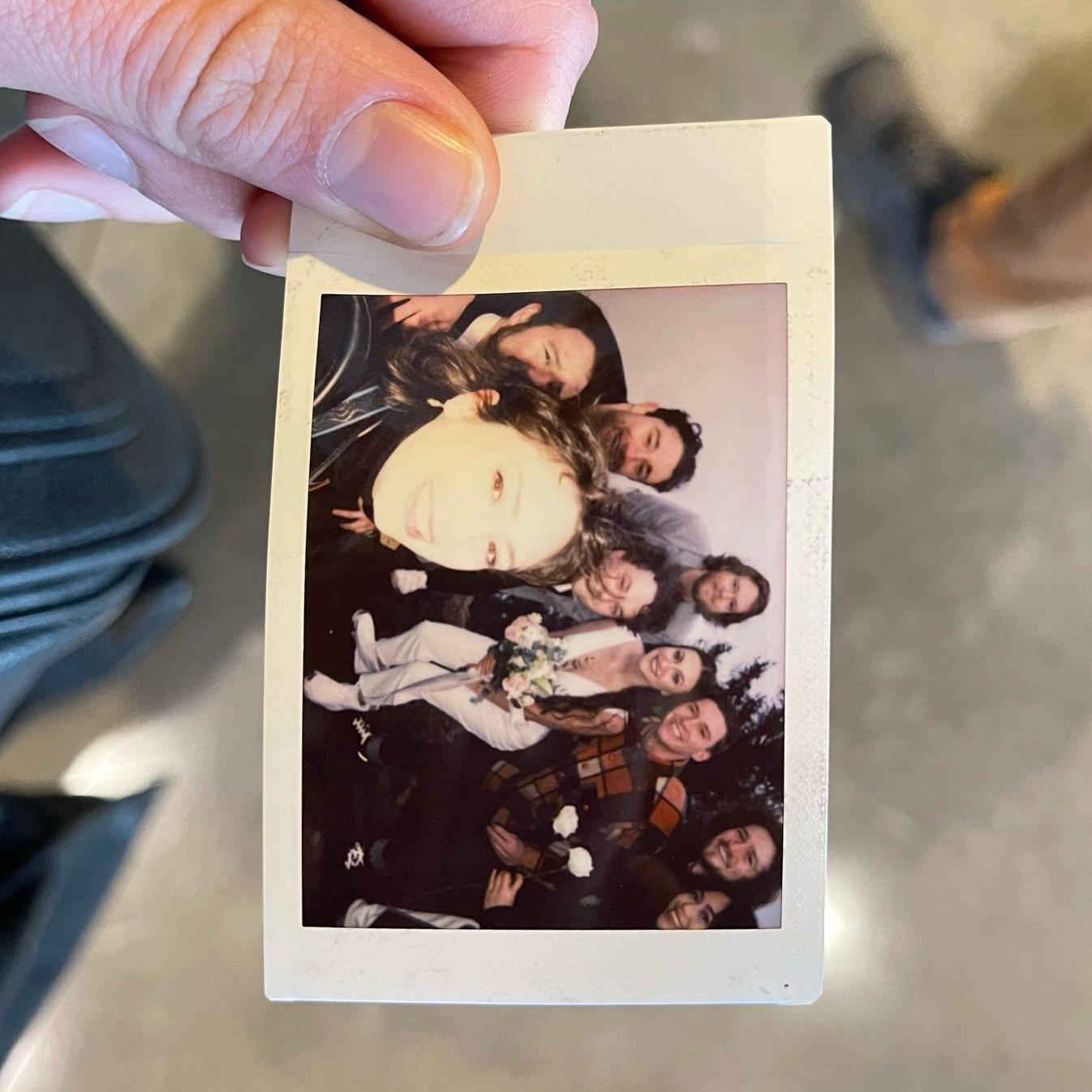 Polaroid on top of the mountain!