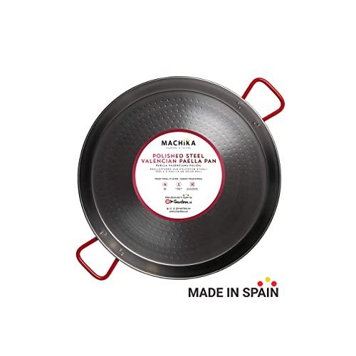 Machika Polished Steel Paella Pan 20 inch (50 cm)