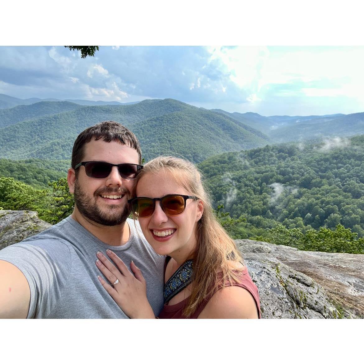 Oure first trip as an engaged couple