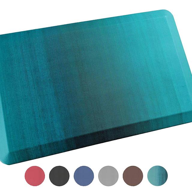 Anti Fatigue Comfort Floor Mat By Sky Mats - Commercial Grade Quality Perfect for Standup Desks, Kitchens, and Garages - Relieves Foot, Knee, and Back Pain, 20x39x3/4-Inch, Green Ombré