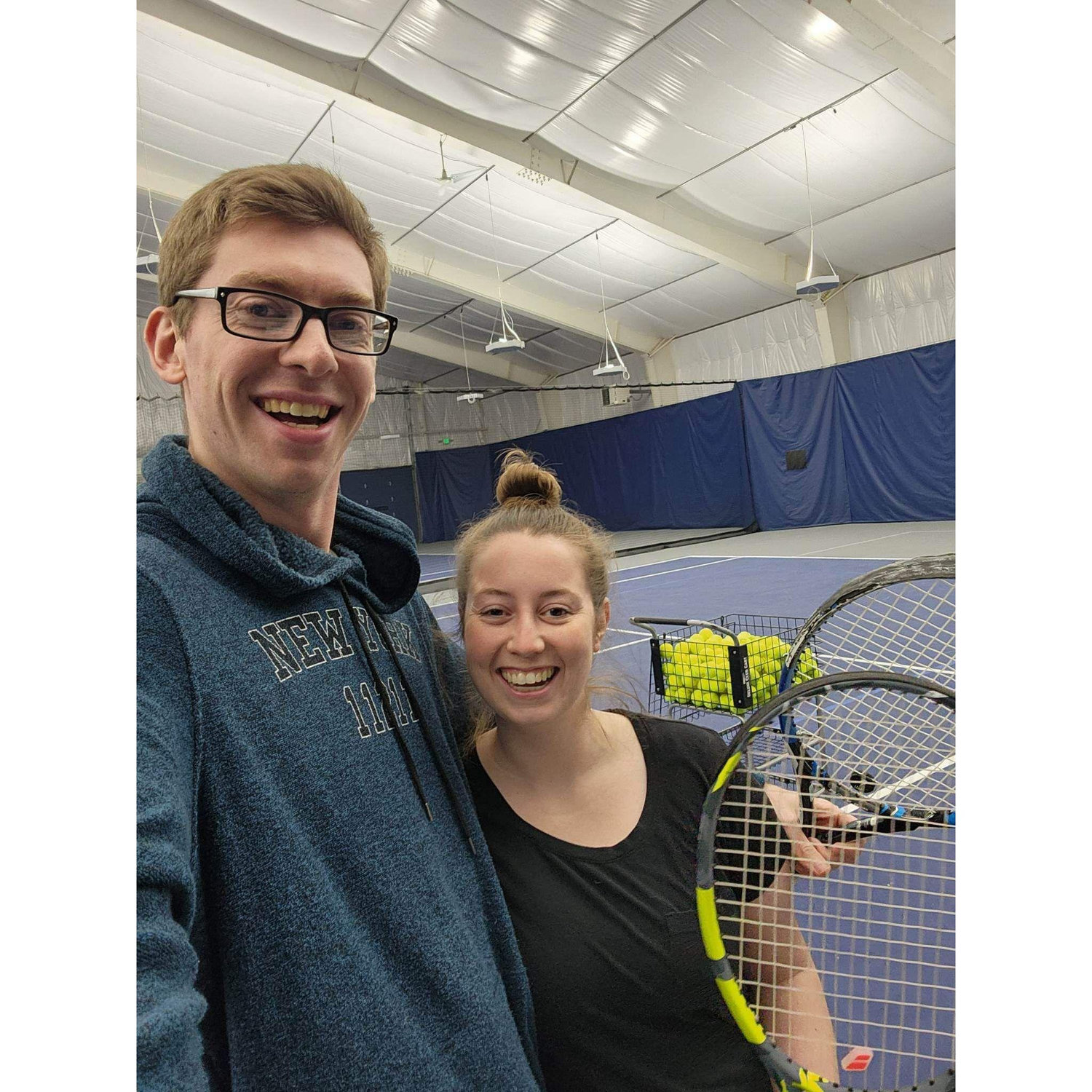 Tennis lesson!