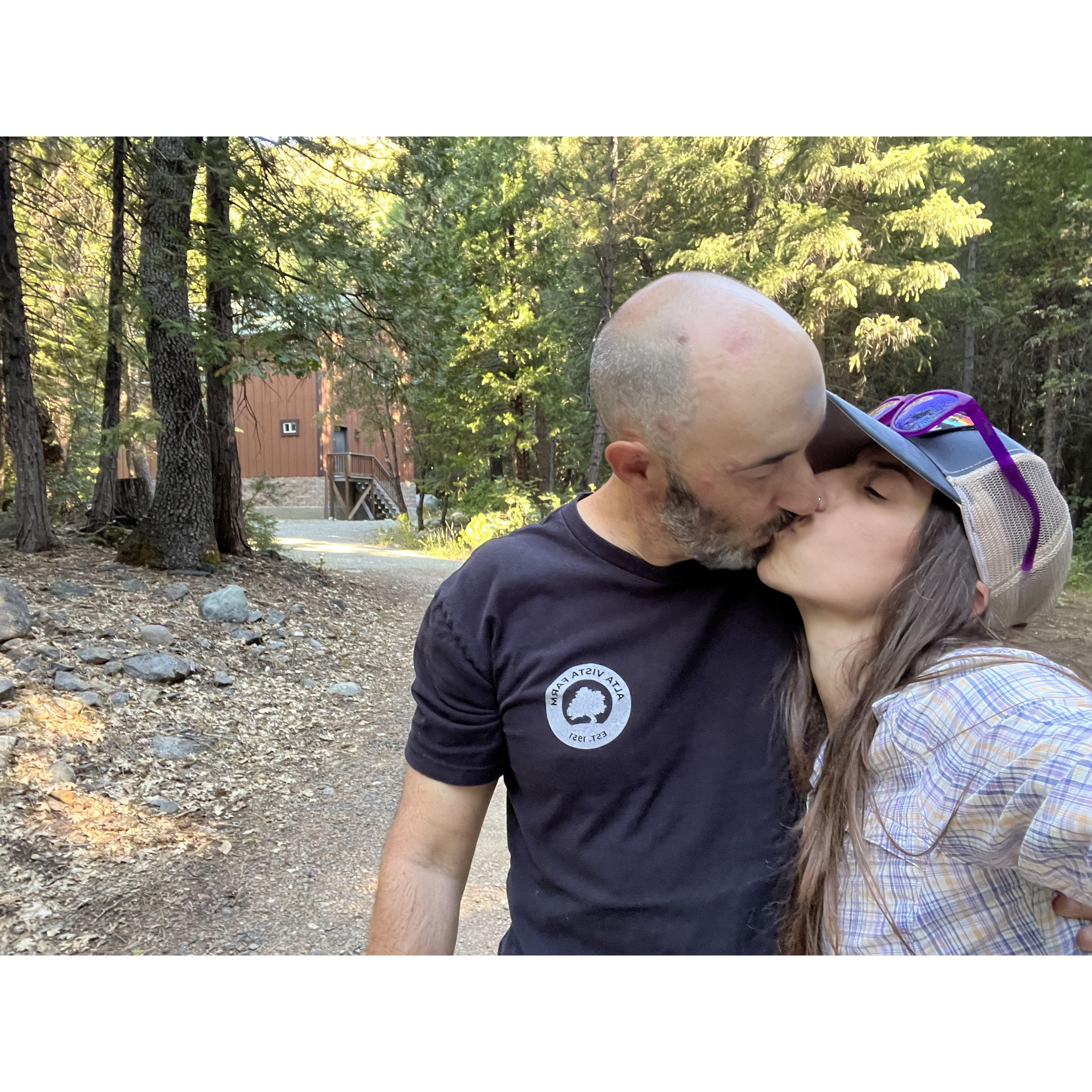 Our failed attempt at camping on 4th of July-all that matters was that we were together