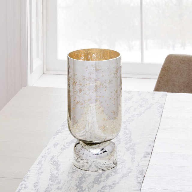 Mercury Pedestal Hurricanes, Tall, Silver