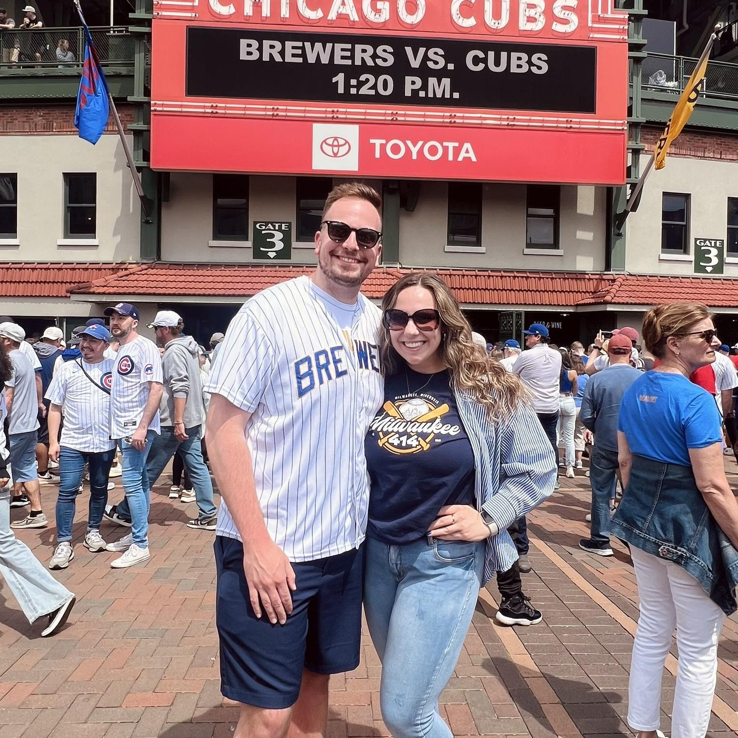 Go Brewers! (even in Cubs territory... sorry Andie's family) Chicago, IL, May 2024