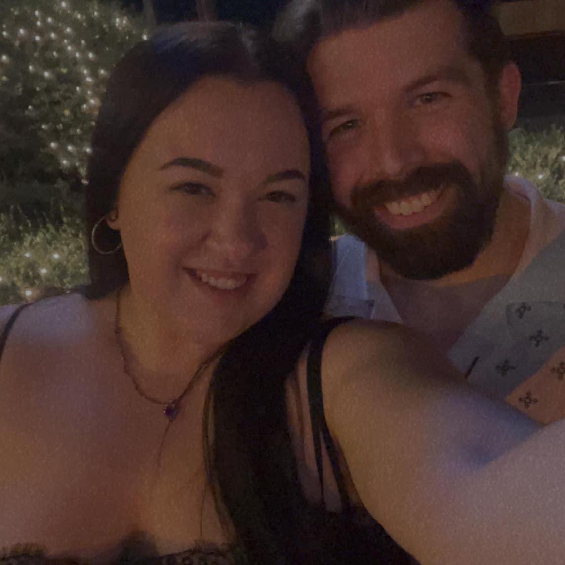 Last night as boyfriend and girlfriend