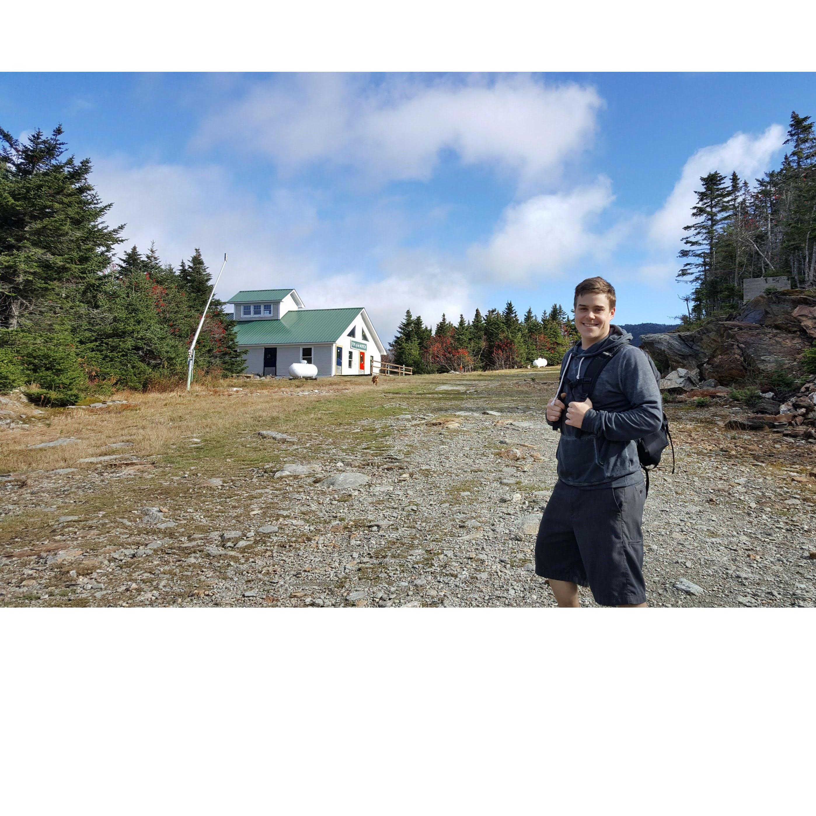 Hike at Sterling Pond, exactly where he proposed years later!
Trip #5