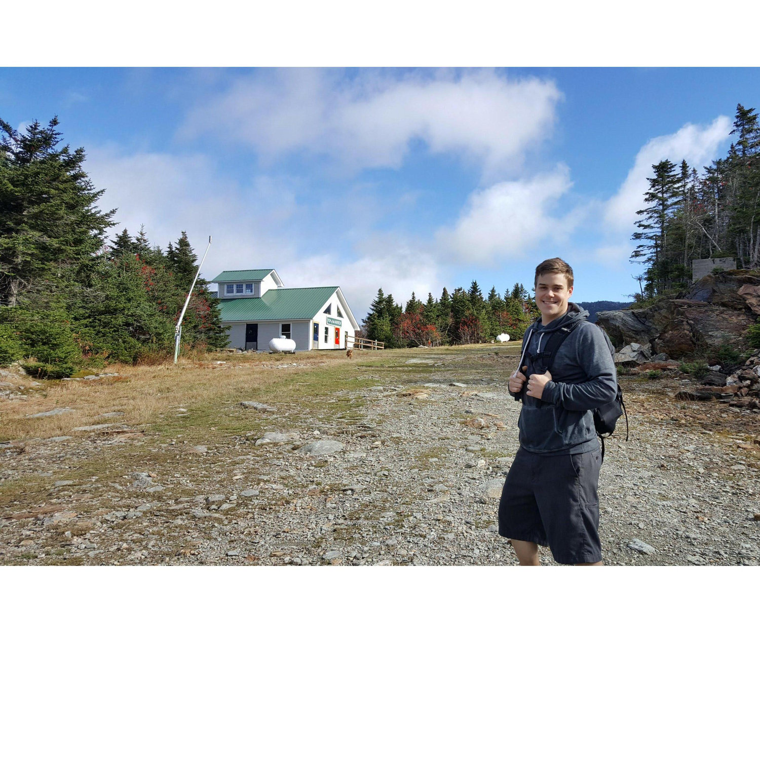 Hike at Sterling Pond, exactly where he proposed years later!
Trip #5