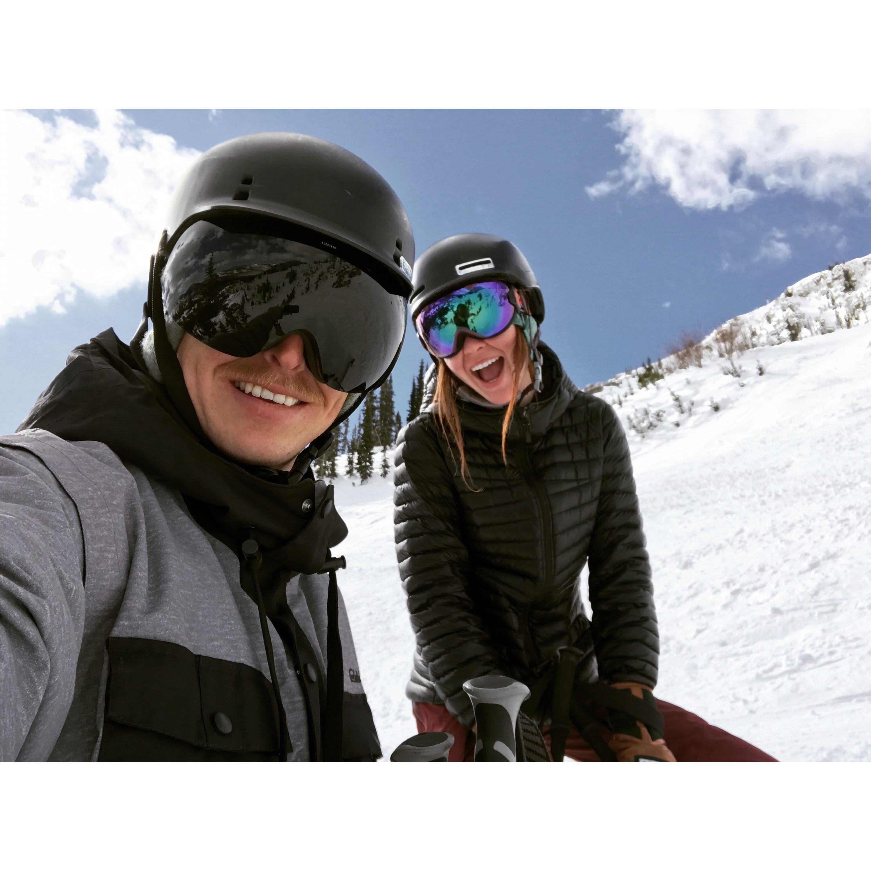 Spring skiing
