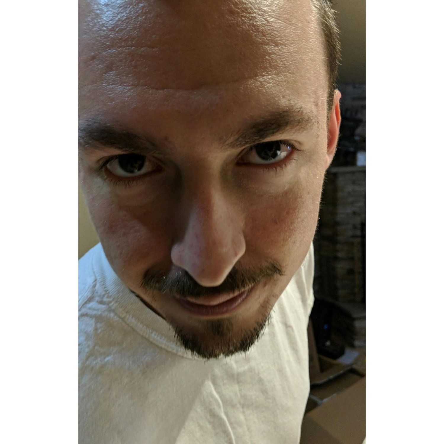 Chris takes a Villian pose!