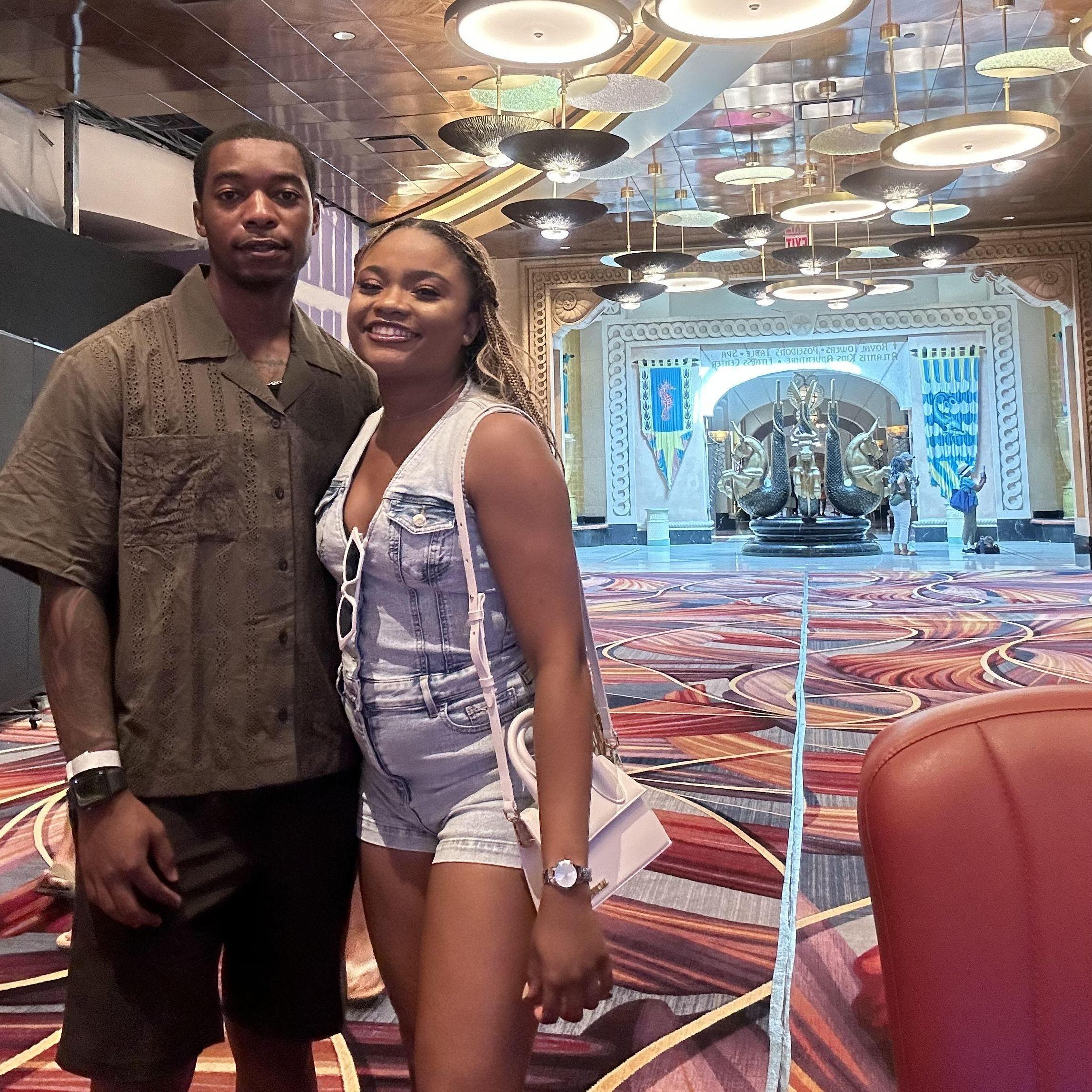 Our first trip to the Bahamas together :')