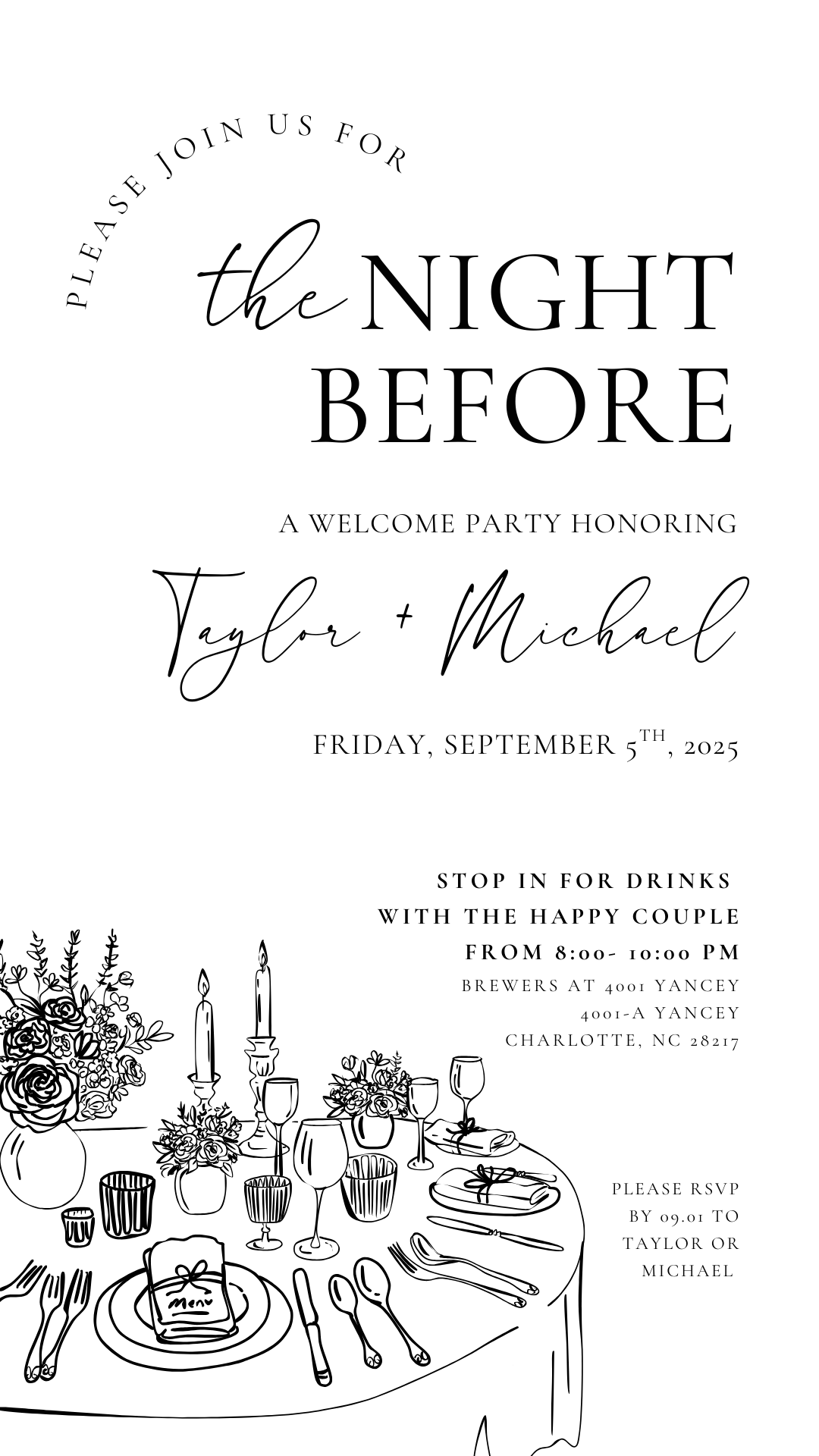 The Wedding Website of Taylor Johnston and Michael Jones