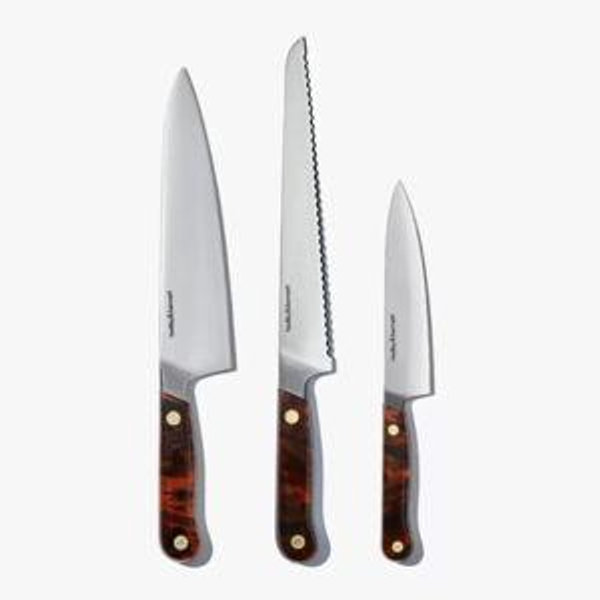 Tortoiseshell Chef's Knife Set | Hedley & Bennett Kitchen Knives