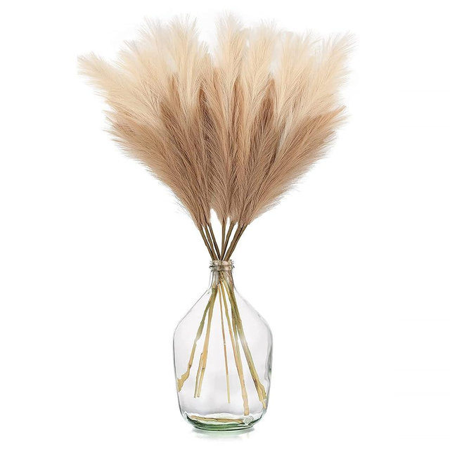 Hewory Large Glass Vase for Decor, 15in Clear Tall Farmhouse Decorative Floor Vase, Round Bubble Balloon Vase Glass Jug Vases for Coffee Table Fireplace Mantel Entryway Living Room Bedroom Kitchen