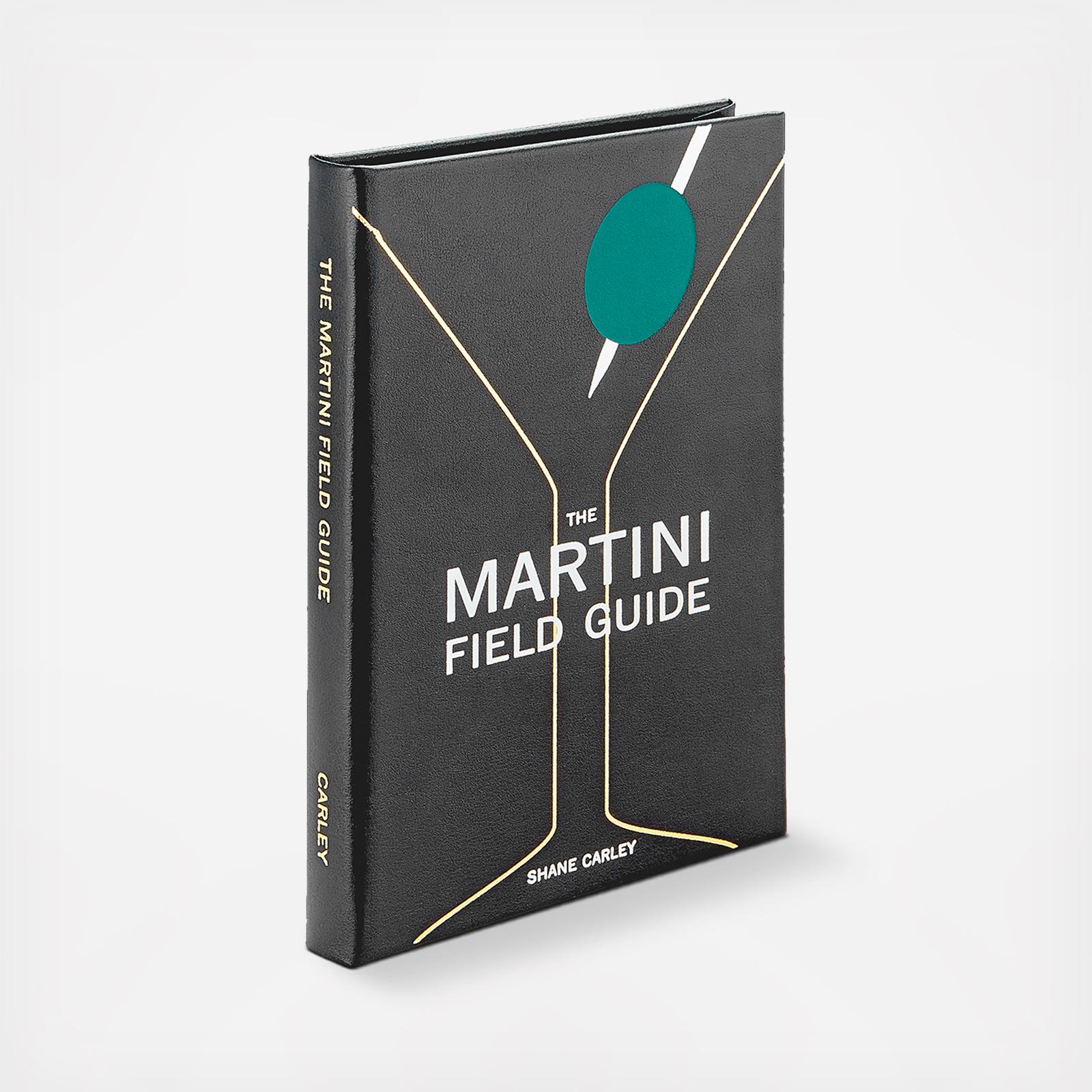 Graphic Image, The Martini Field Guide Leather Bound Book Zola
