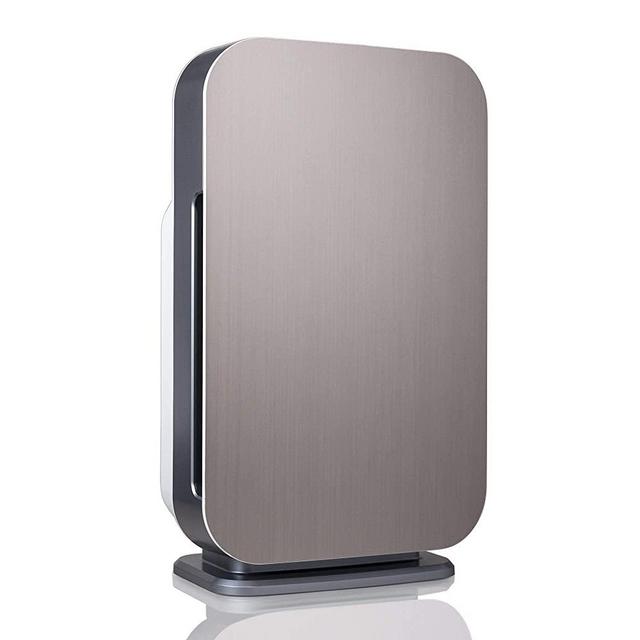 Alen BreatheSmart FLEX Air Purifier, Dust, Mold, Pet Odors + Smoke, Brushed Stainless