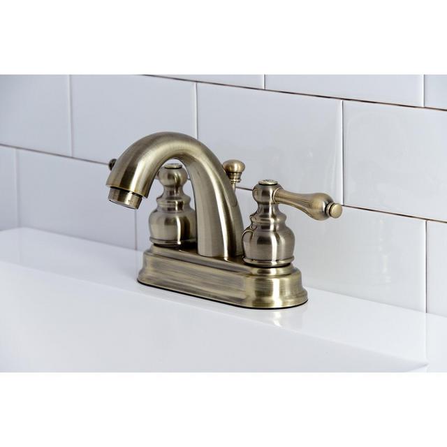 Restoration Centerset Bathroom Faucet with Drain Assembly