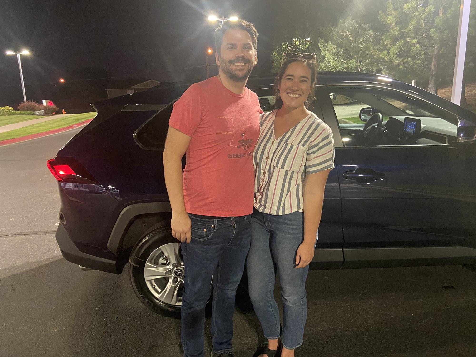 We bought a car! Our beautiful Rav4 :)