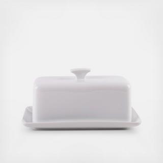 Fiddle & Fern Covered Butter Dish
