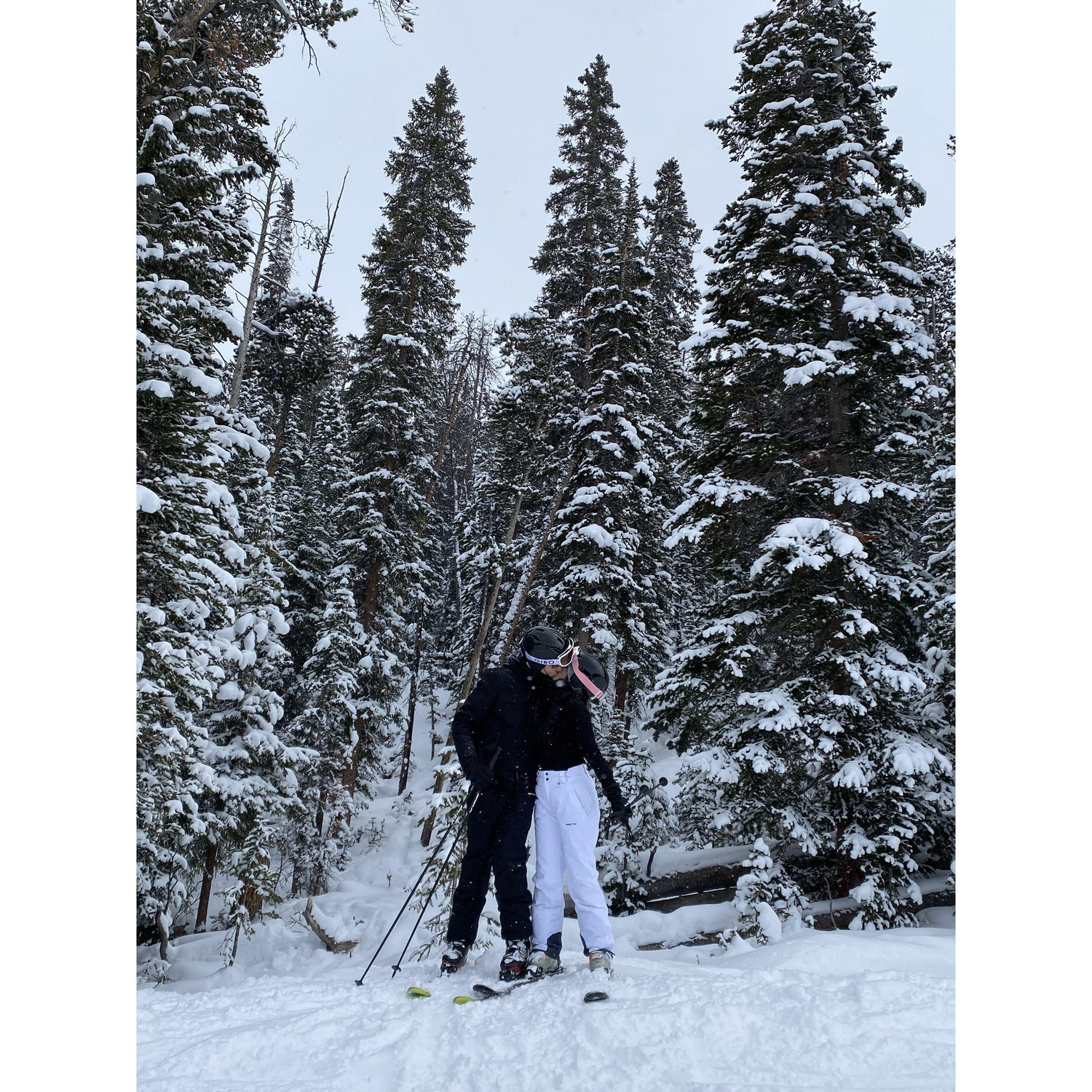 This was taken during a ski trip to Breckenridge, CO. We were both surprised and terrified by the challenging nature of the slopes out West. We can't wait to do it again!
