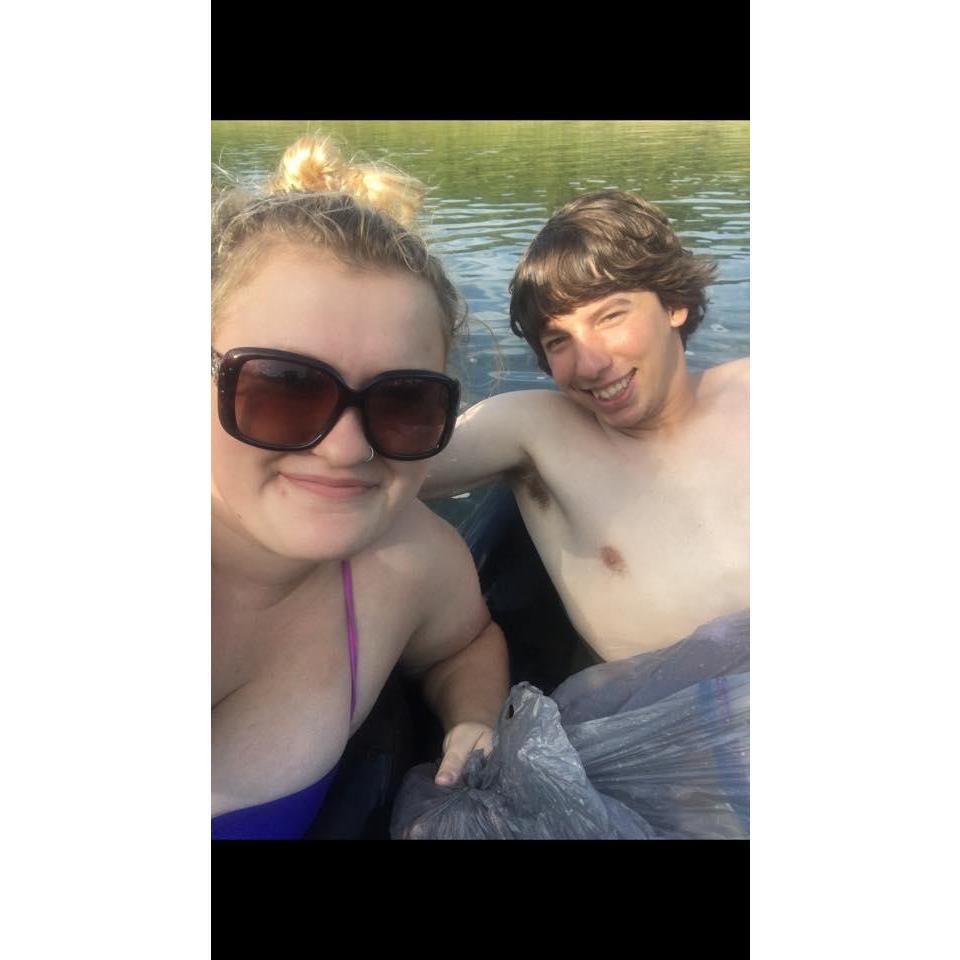 Tubing down the White River. We ended with the WORST burns ever. Blisters and all but what a great memory!