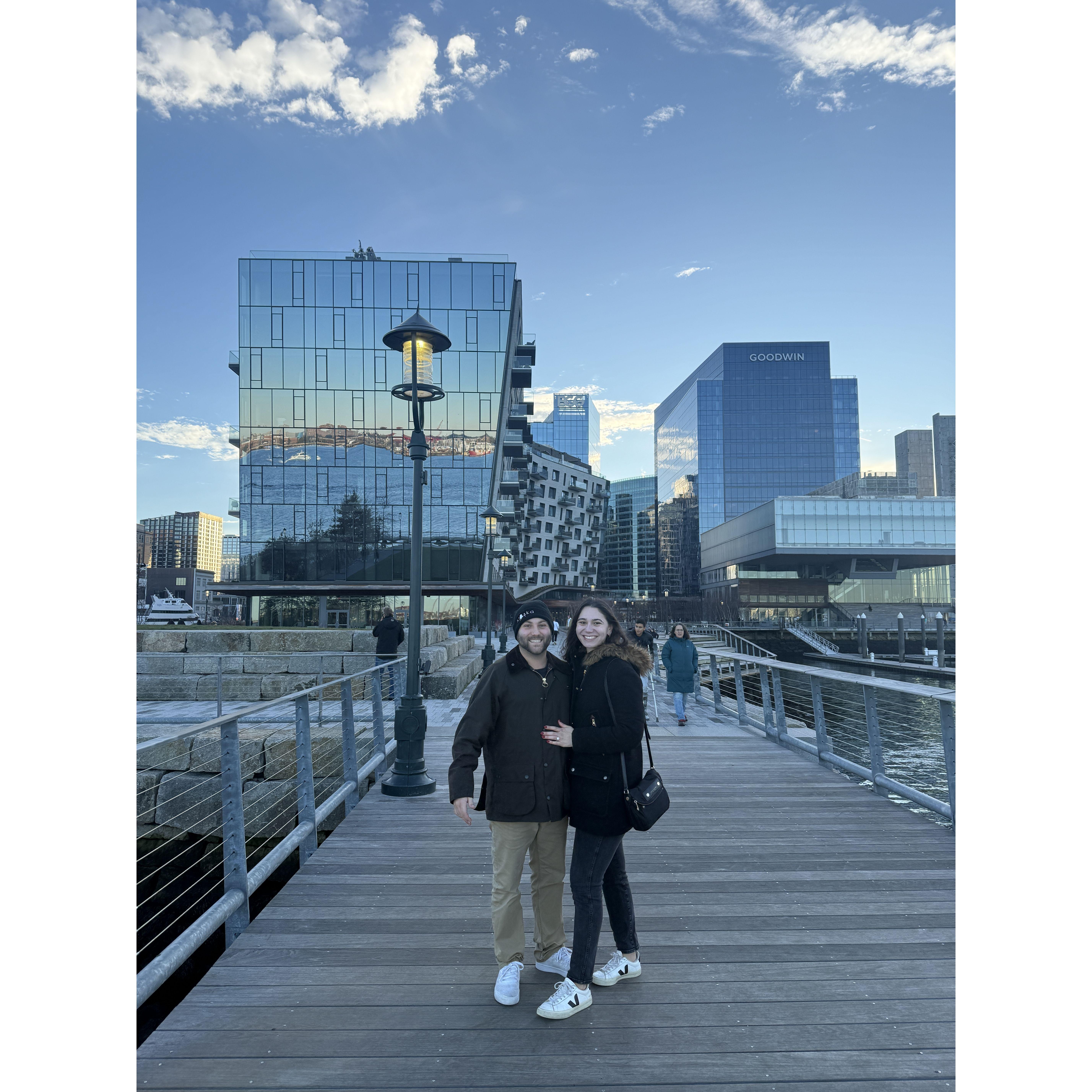 We rang in the new year with a day walking around Boston.