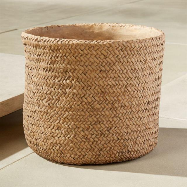 Cement Basket Indoor/Outdoor Planter Large