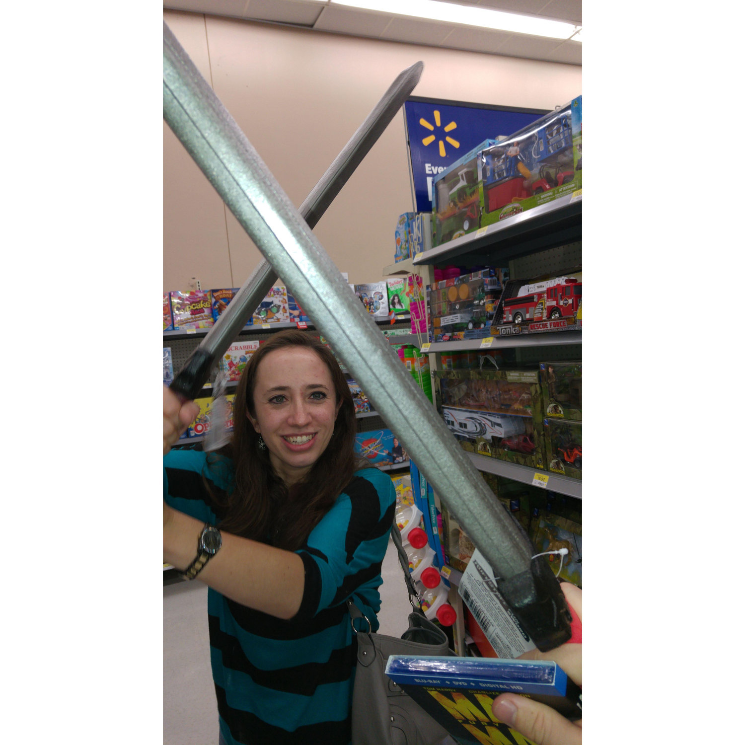When duels break out at Walmart...