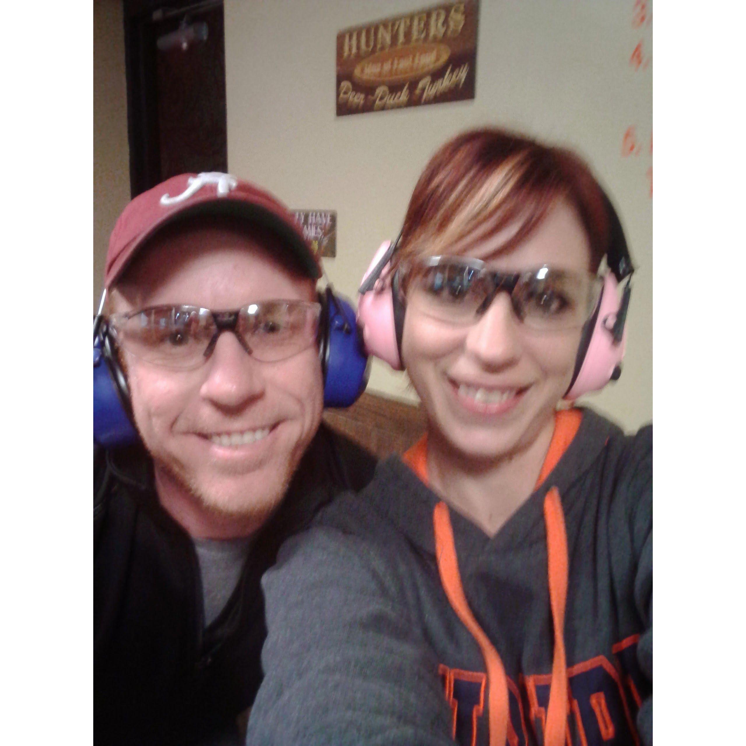 The first time I went to the gun range with Tracey