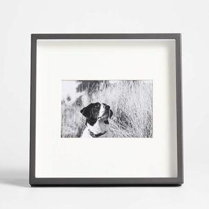 Brushed Black 4x6 Picture Frame