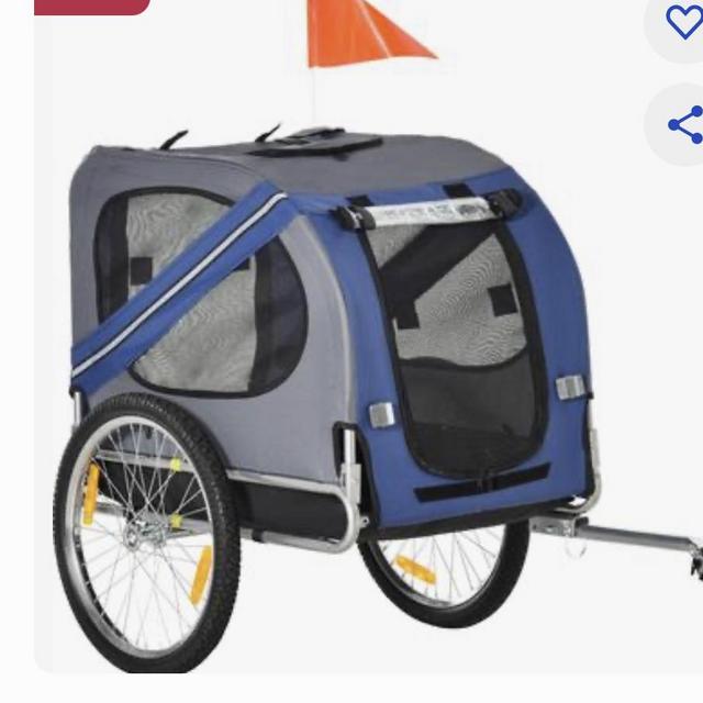 Aosom Dog Bike Trailer