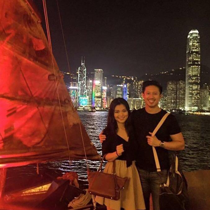 The Hong Kong skyline just never gets old. Playing tourists in our own city for Michael's birthday!