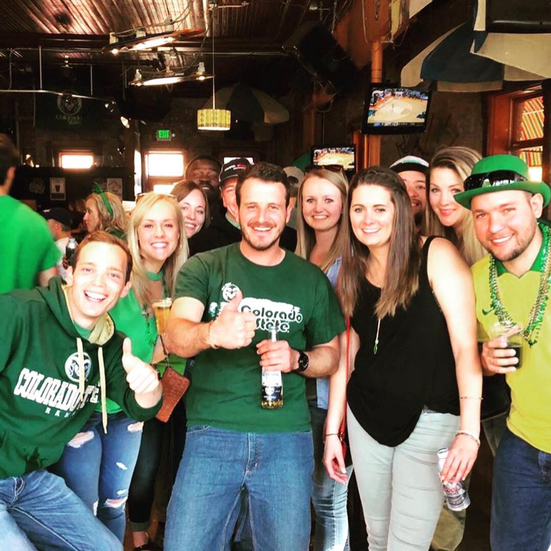 Our First picture together.... Saint Patricks Day 2018.  ~ Nossa primeira foto juntos.