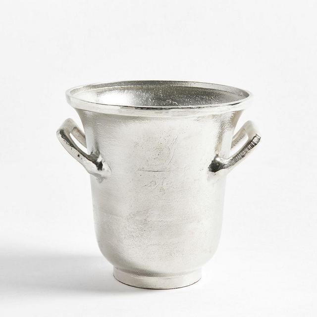 Rustic Ice Bucket - Silver