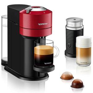 Nespresso - Vertuo Next Cherry Red & Aeroccino3 Milk Frother