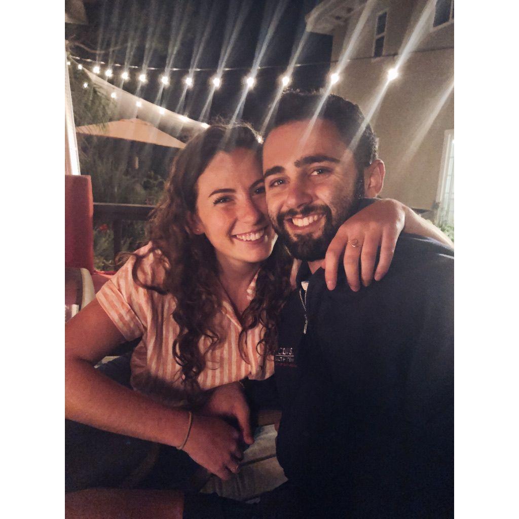 Our first photo as a couple, 2018