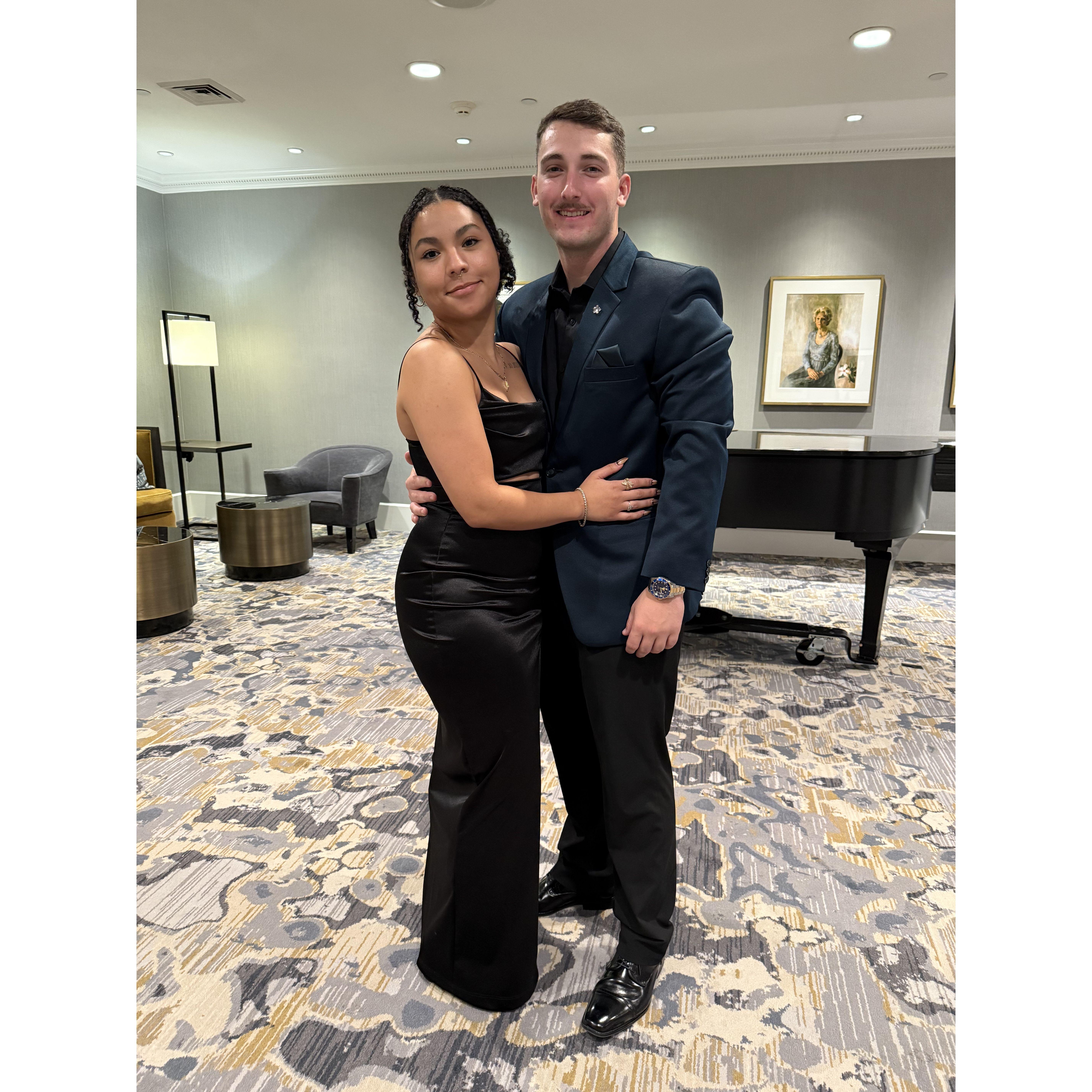 This was when we went to a gala together and Joey was so excited to "show me off".