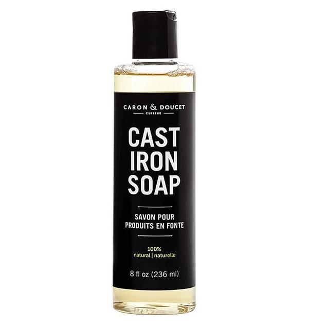 Caron & Doucet - Cast Iron Cleaning Soap | 100% Plant-Based Castile & Coconut Oil Soap | Best for Cleaning, Restoring, Removing Rust and Care Before Seasoning