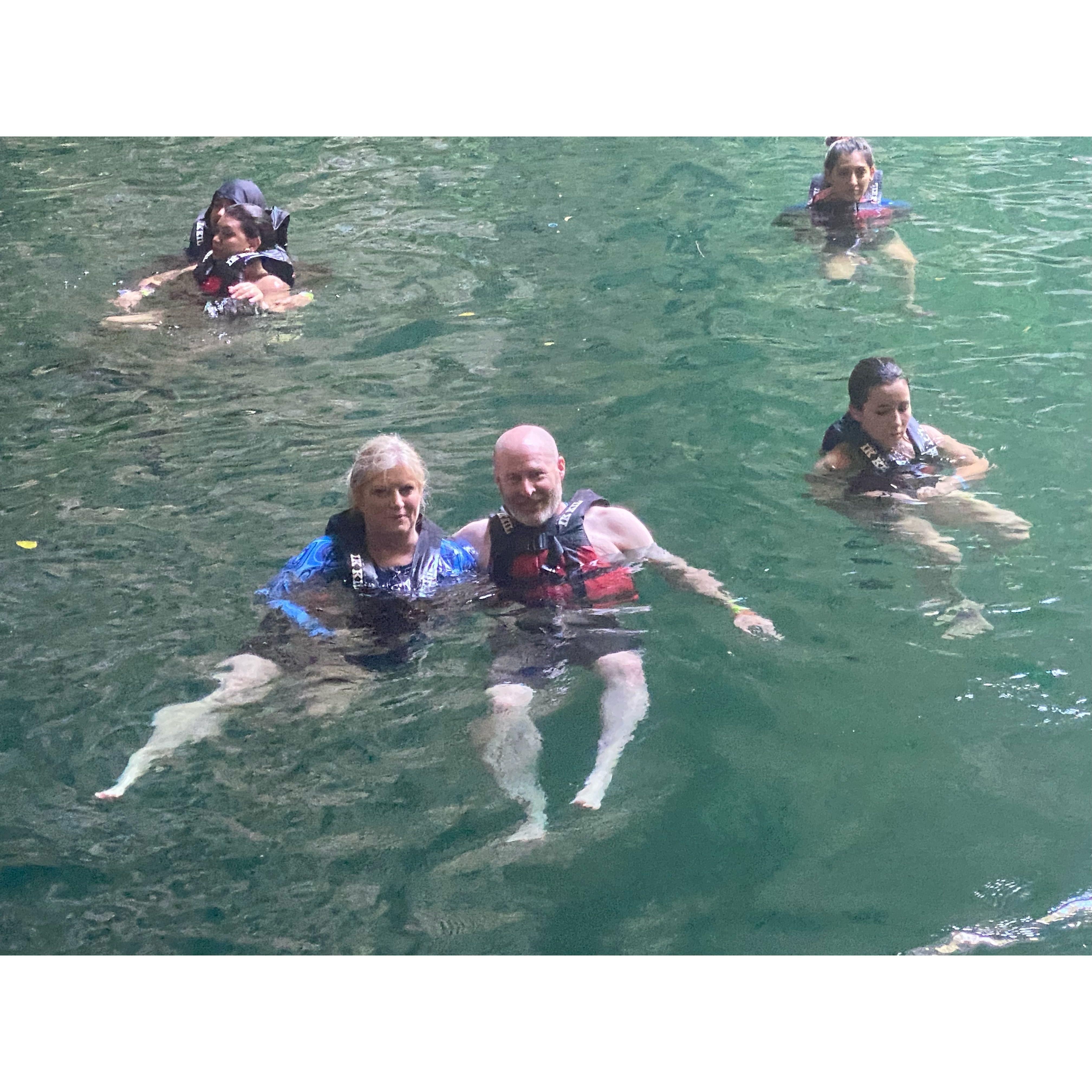 More cenote swimming in Cancun