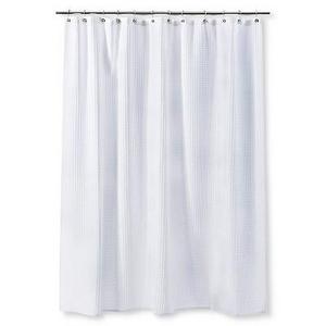 Waffle Weave Shower Curtain White - Threshold™