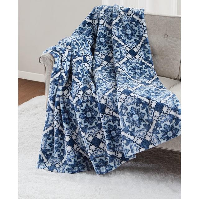 Premier Comfort Cozy Plush Printed Throw, 50" x 70", Created for Macy's