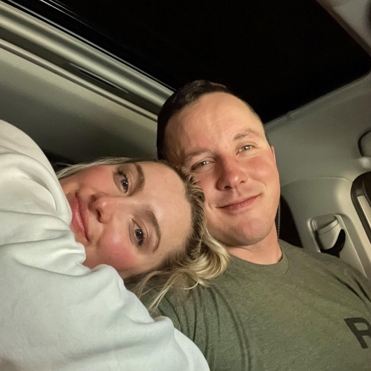 The first photo of mads & luke. little did they know- the future Mr. & Mrs. Johnson.