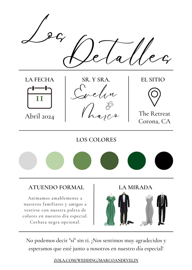 The Wedding Website of Marco Ibarra and Evelin Reyes