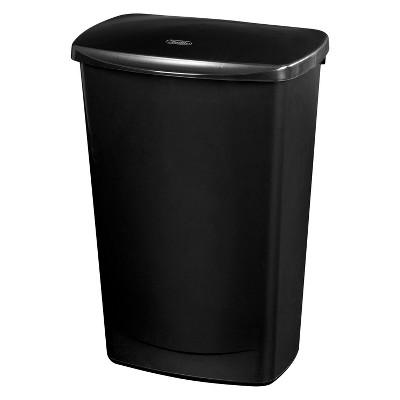 11.4gal Lift-Top Wastebasket Black - Room Essentials™