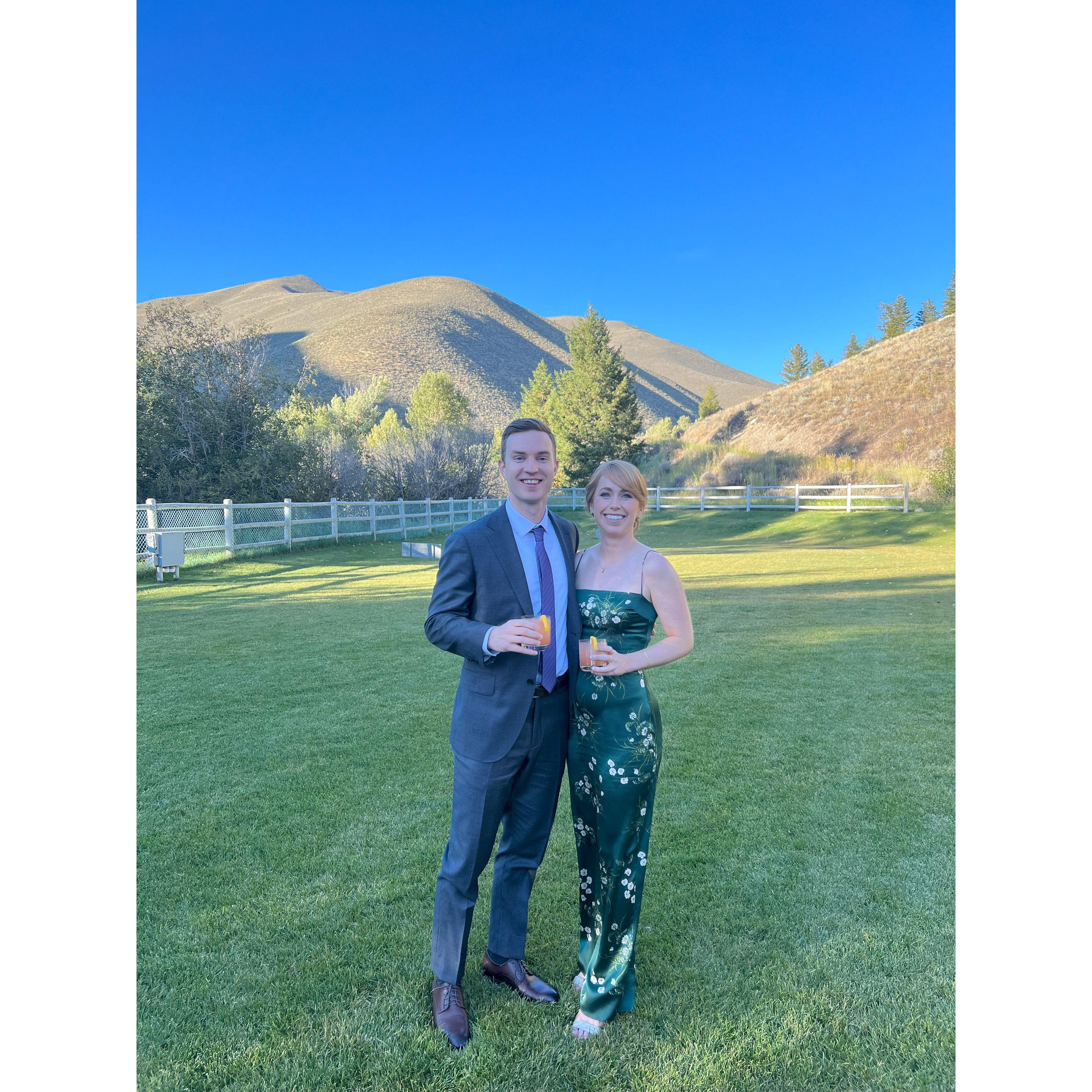 Sep 2023 - Our first wedding as a couple where Daniel started his favorite hobby - proclaiming he could move to every destination wedding location - especially Sun Valley Idaho!