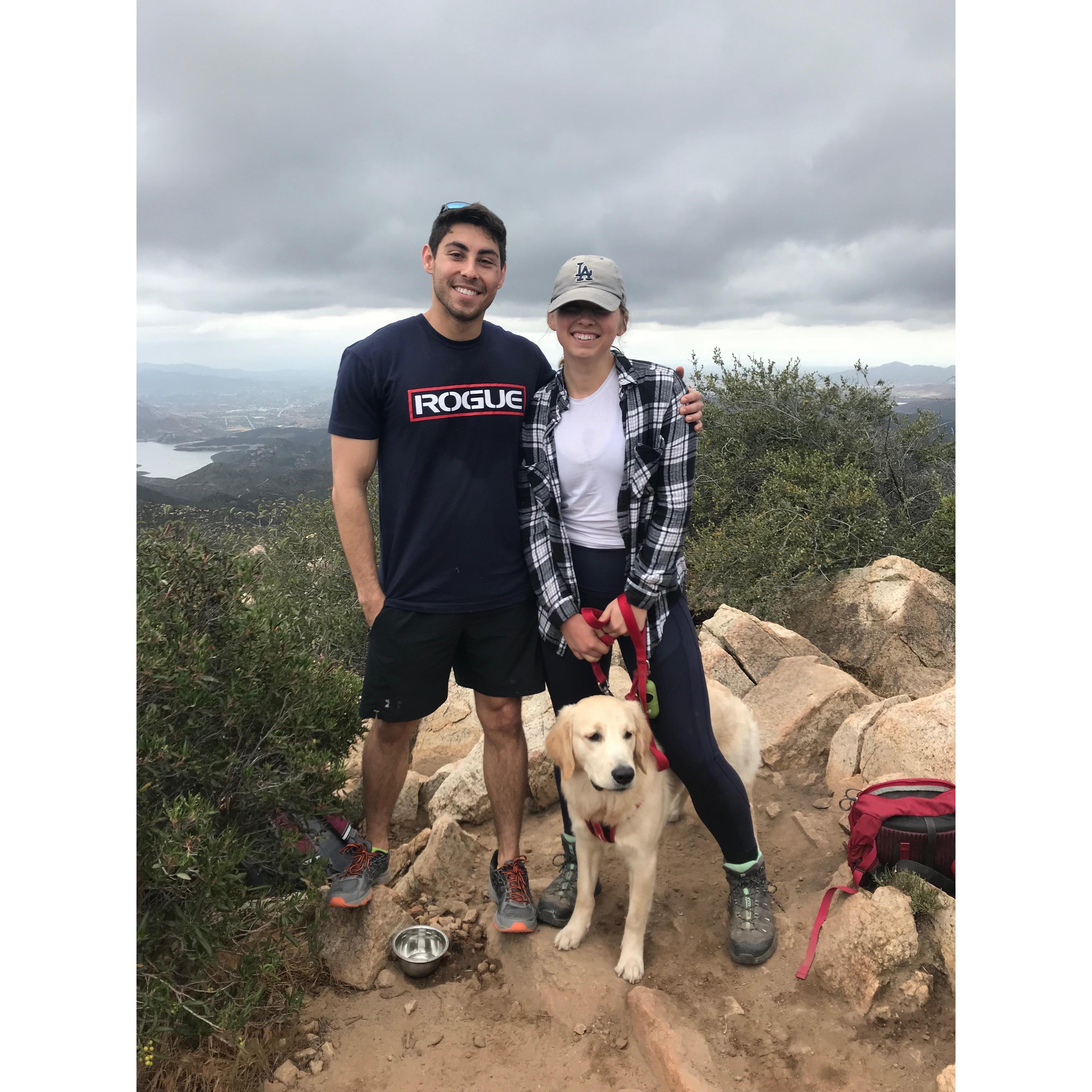 Our first hike together
