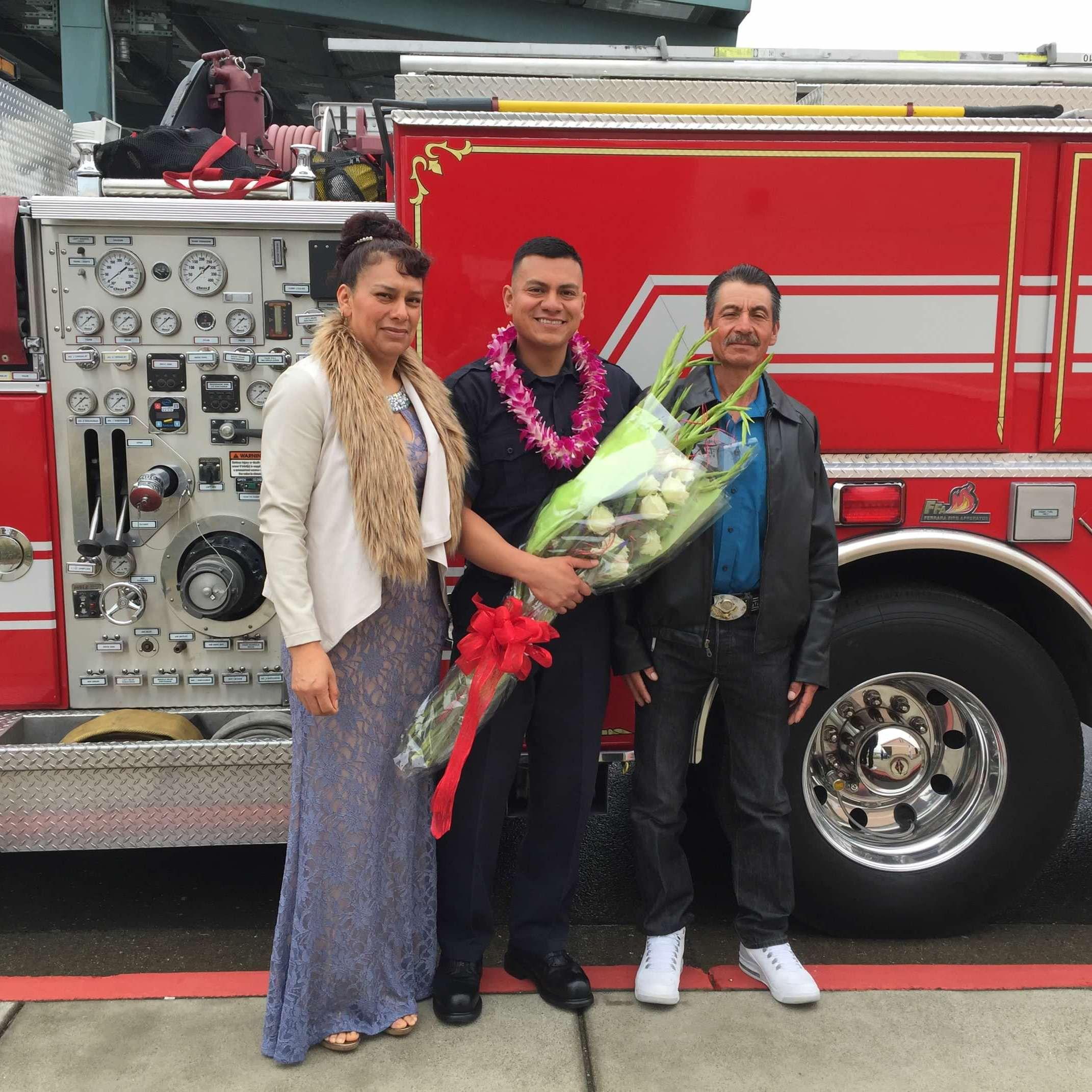 2016 Ruben Graduates from the Fire Academy